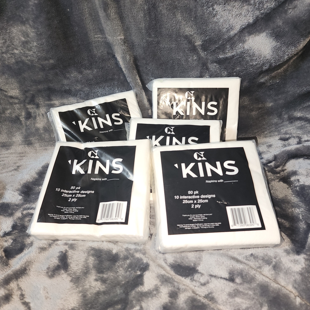 KINS 2-Ply Party Cocktail Napkins